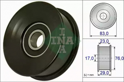 WILMINK GROUP wg1253149 -  Паразитный / ведущий ролик, поликлиновой ремень